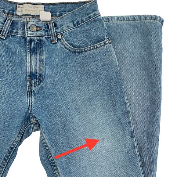 Vintage Old Navy Boot Cut Jeans Mid Rise Medium Wash 100% Cotton | Size 2 - Picture 7 of 10